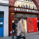 Disused Strand Station, Aldwych, London, UK.