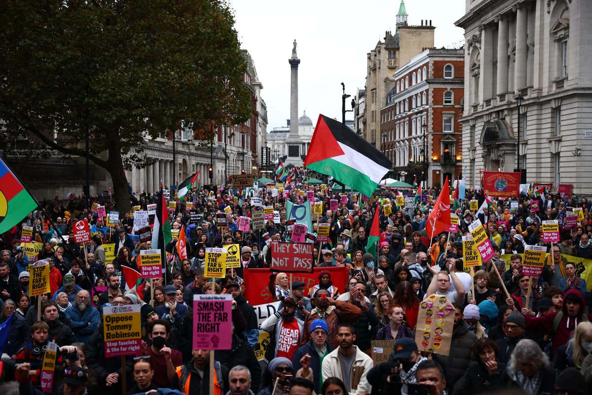 September 13 protests London weather forecast