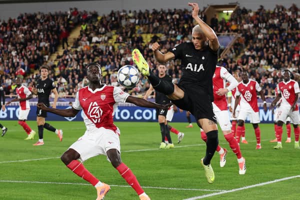 Tottenham struggled in Monaco