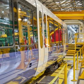 Take a sneak peek at the construction of London's new Elizabeth line trains 