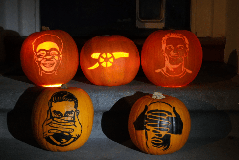 Tottenham Hotspurs fan carves Arsenal stars into pumpkins for Halloween - LondonWorld Tottenham Hotspurs fan carves Arsenal stars into pumpkins for Halloween - LondonWorld