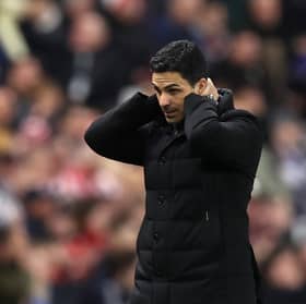 Mikel Arteta's Arsenal side remain top of the league.