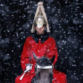 The BBC has forecast sleet for London next week.