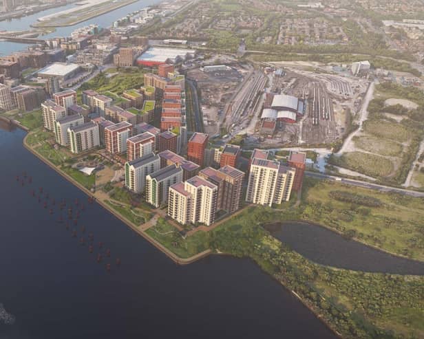 What developers say the first phase of the Beckton Riverside development could look like