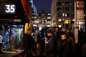 People should brace themselves for busy transport services in the city tonight 