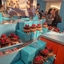 A view of the Jellycats inside Harrods 