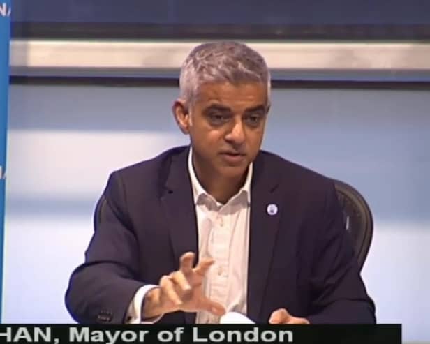 London mayor Sadiq Khan at mayors question time on Thursday, November 22