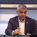 London mayor Sadiq Khan at mayors question time on Thursday, November 22