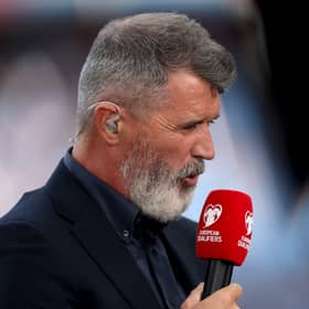Roy Keane. (Photo by Carl Recine/Getty Images)