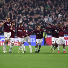 West Ham win on penalties.
