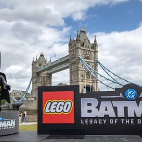 The installations brought a slice of Gotham City to central London.