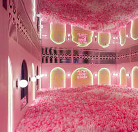 16 experiential installations have been created by designers Elena and Giulia Sella