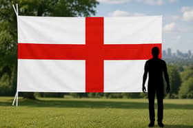 The England flag sports banner is available from Wowcher from £3.99