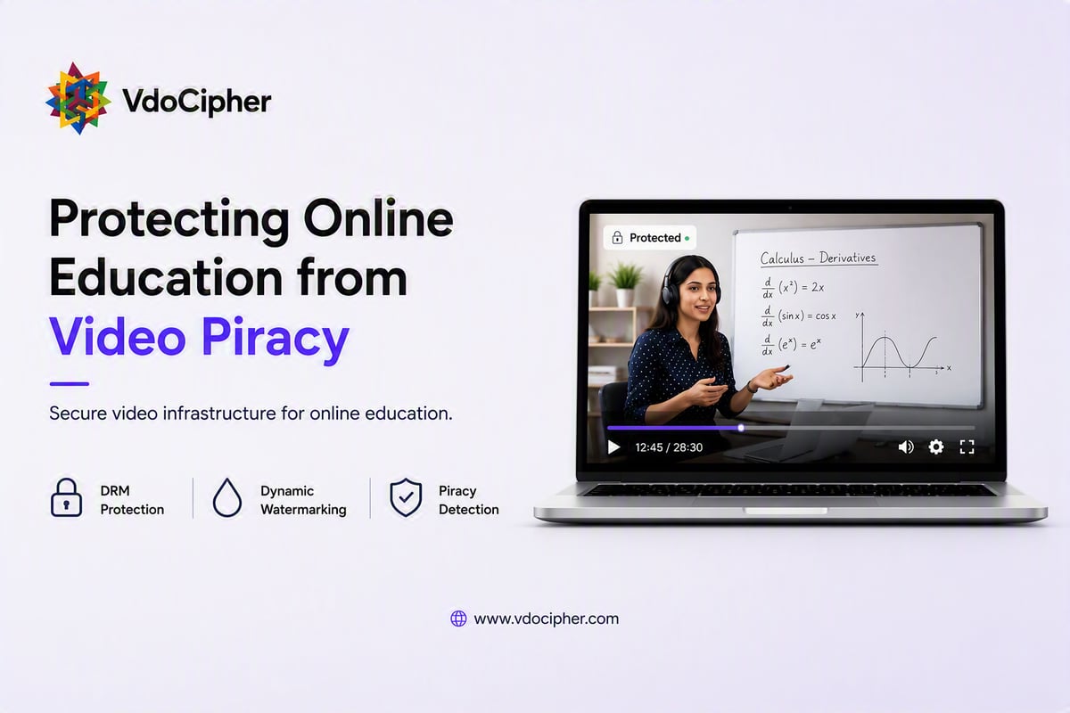 Video Piracy Concerns for Online Educators, Cybersecurity Firm Warns
