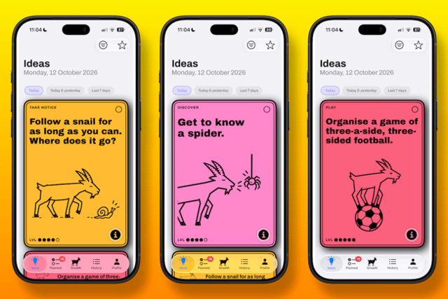 The app is being created by a team of childhood experts and parents