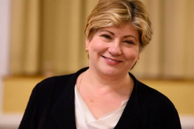 Labour MP Emily Thornberry supports Harry Dunn's family. Photo: Getty Images