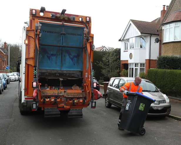Bin collections.