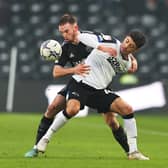 Crystal Palace striker Luke Plange during his Derby County days.  