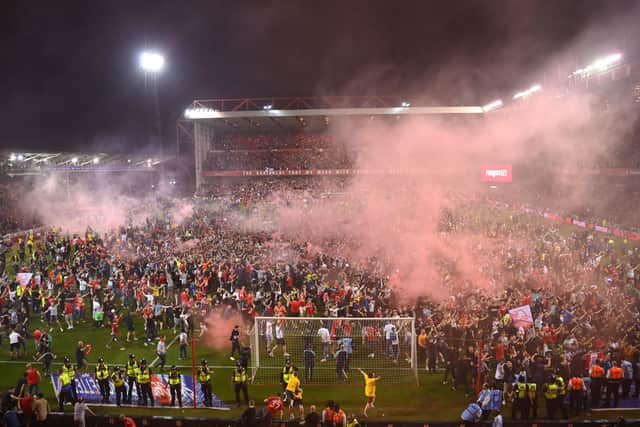 Pitch invasions caused some issues last season up and down the country