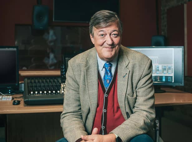 <p>Stephen Fry said he was "shocked to hear that a savage knife has been taken to the quite brilliant linguistics department" at the University of Huddersfield</p>