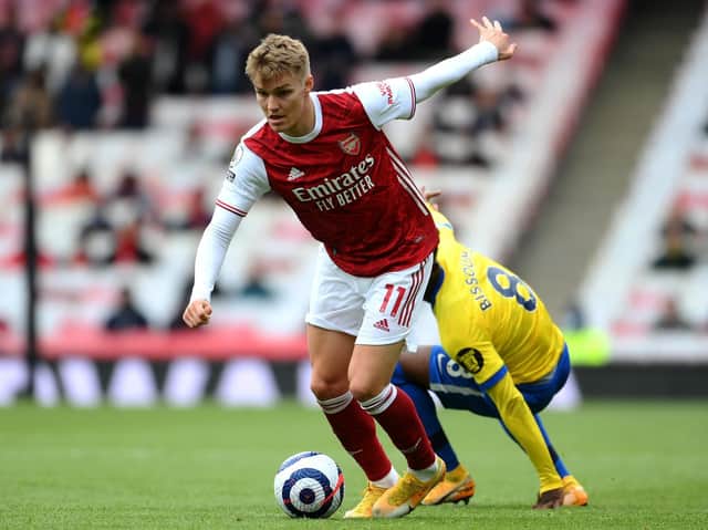 Real Madrid are undecided on whether to keep Martin Odegaard, who spent the second half of the season on loan at Arsenal. (AS)