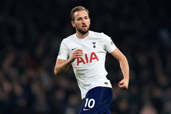 Spurs boss Antonio Conte believes England captain Harry Kane is happy at Tottenham and "totally involved" in the club's project. (Sky Sports). Photo by FILIPPO MONTEFORTE/AFP via Getty Images.