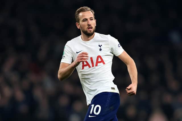Spurs boss Antonio Conte believes England captain Harry Kane is happy at Tottenham and "totally involved" in the club's project. (Sky Sports). Photo by FILIPPO MONTEFORTE/AFP via Getty Images.