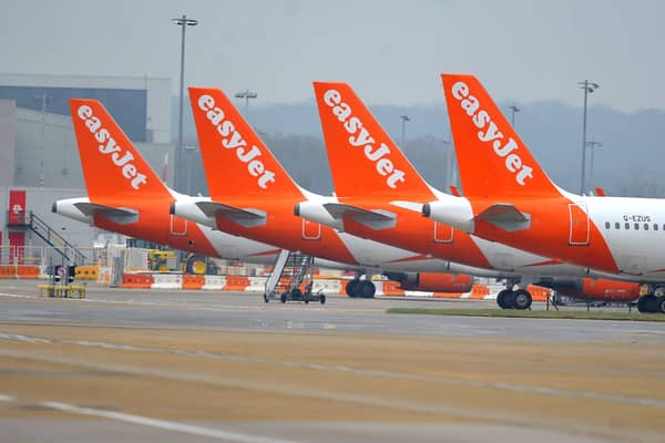 There have been many cancellations for Easy Jet flights over the past few days. Pic Steve Robards SR2103061 SUS-210603-114622001