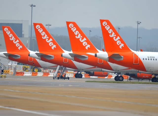 There have been many cancellations for Easy Jet flights over the past few days. Pic Steve Robards SR2103061 SUS-210603-114622001