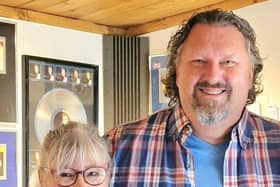 Eliot Kennedy with the film's executive producer Jan Birley