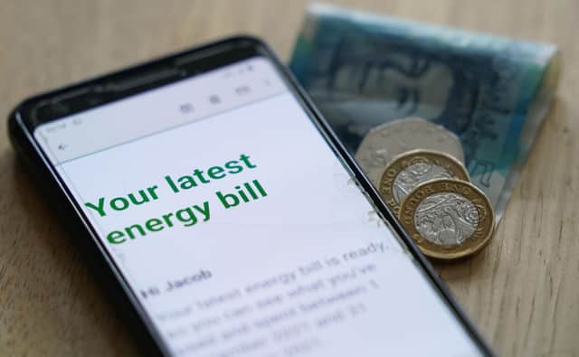 File photo dated 03/02/22 of an online energy bill. The crisis that defined 2022 for many Britons started a few days early for utilities expert Martin Young, as he stared at his computer screen at a new figure that had popped up. Plugging gas and electricity prices into a formula he had designed in December 2021, Mr Young saw before almost anyone else that the average energy bill would reach a massive new record in the new year. Issue date: Monday December 26, 2022.