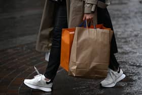 Shopping bags.