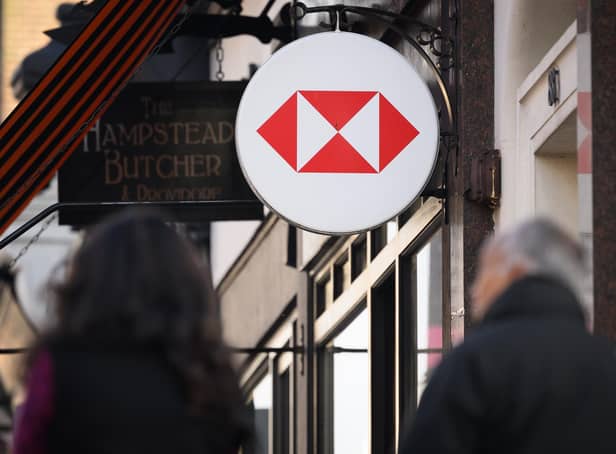 HSBC has announced dozens of branch closures across the UK. Picture: Leon Neal/Getty Images.