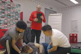 Tutors leading the medical course