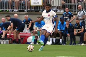 The England full back remains sidelined with a thigh injury but could return this month