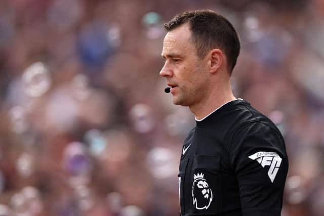 Stuart Attwell will referee Fulham vs Crystal Palace this weekend.