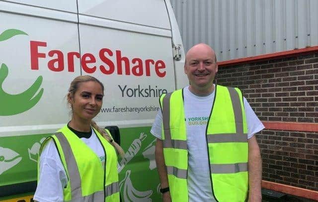 Colleagues from Yorkshire Building Society have helped to raise £475,000 to support FareShare's Building Skills for the Future programme.