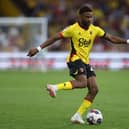 Ex-Watford forward Emmanuel Dennis. (Photo by Marc Atkins/Getty Images)