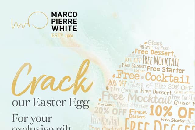 There are some cracking offers this Easter at Marco Pierre White's Whitechapel restaurant
