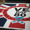 Flags are made at the JW Plant Flag Company ahead of the VE Day 80th anniversary on March 18, 2025 in Leeds.