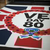 Flags are made at the JW Plant Flag Company ahead of the VE Day 80th anniversary on March 18, 2025 in Leeds.