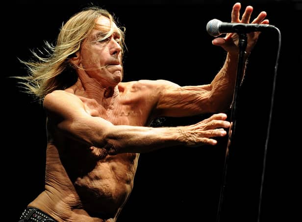 <p>Iggy Pop performing with the Stooges in 2013 when the crowd were more receptive and didn't throw eggs and shovels. (Picture: Matt Roberts/Getty Images)</p>