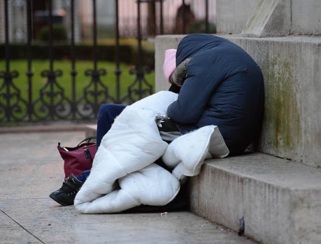 File photo dated 16/01/20 of homeless people sleeping in London. Black people who experience discrimination, harassment or abuse because of their race have a significantly greater risk of homelessness, research has suggested. Race, ethnicity and discrimination-related factors affect homelessness risks directly, as well as indirectly through increased levels of poverty or a higher likelihood of renting rather than home ownership, researchers believe. Issue date: Monday November 21, 2022.