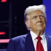 US President Donald Trump caused shockwaves on Monday night by suspending military aid shipments to Ukraine. (Photo by Anna Moneymaker/Getty Images)