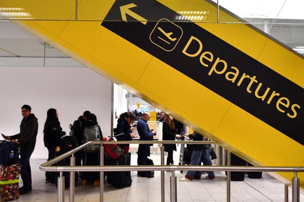 Nearly a thousand workers are set to take eight days of strike action at Gatwick Airport beginning later this month in a dispute over pay. Picture by BEN STANSALL/AFP via Getty Images