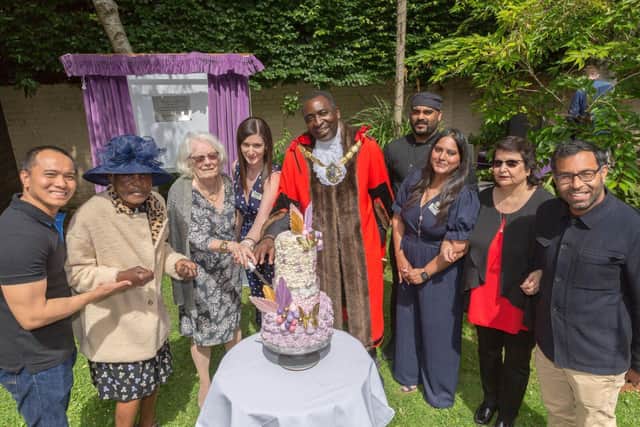 Care UK's Amberley Lodge in Purley during its 25th birthday celebrations