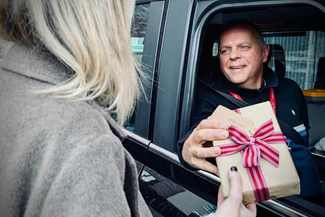 At the start of December, Freenow by Lyft gave passengers a free, pre-wrapped Secret Santa gift.