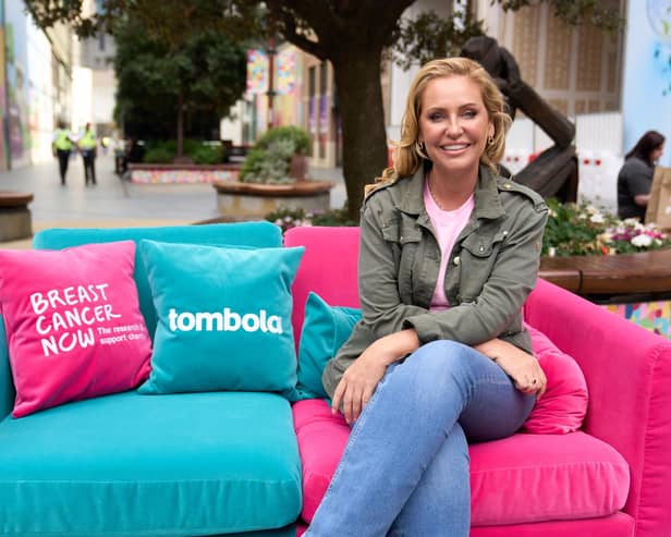 tombola ambassador Josie Gibson