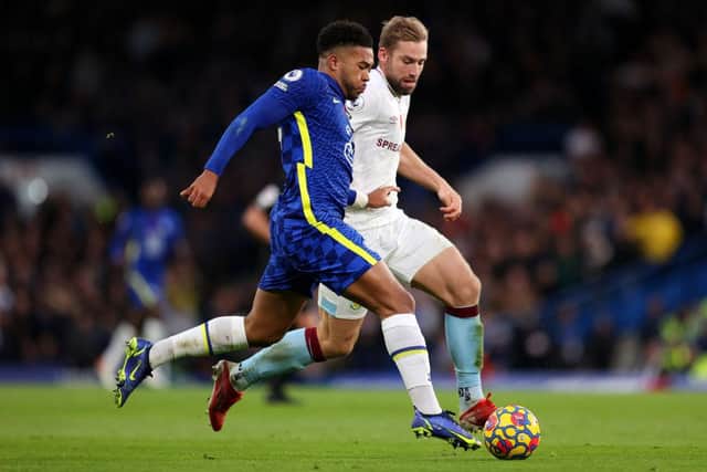 An England regular with over 160 appearances for the Blues, James is going from strength to strength. (Photo by Alex Pantling/Getty Images)