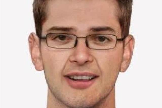 What Andrew Gosden might look like today at the age of 25. Two men have now been arrested by police investgating his disappearance